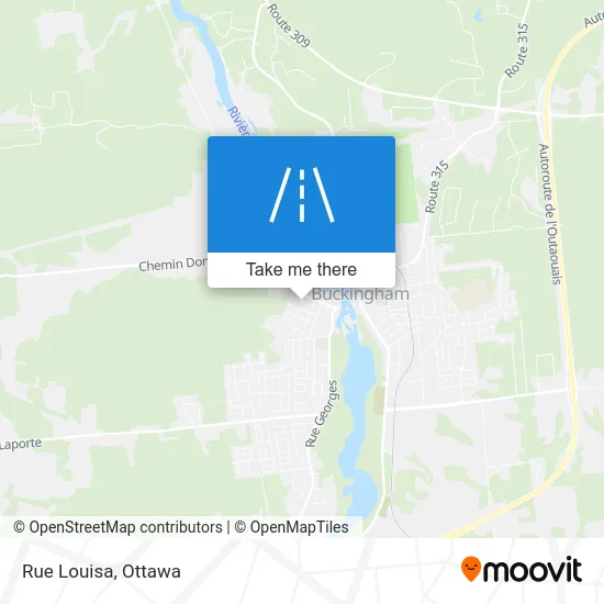 Rue Louisa map
