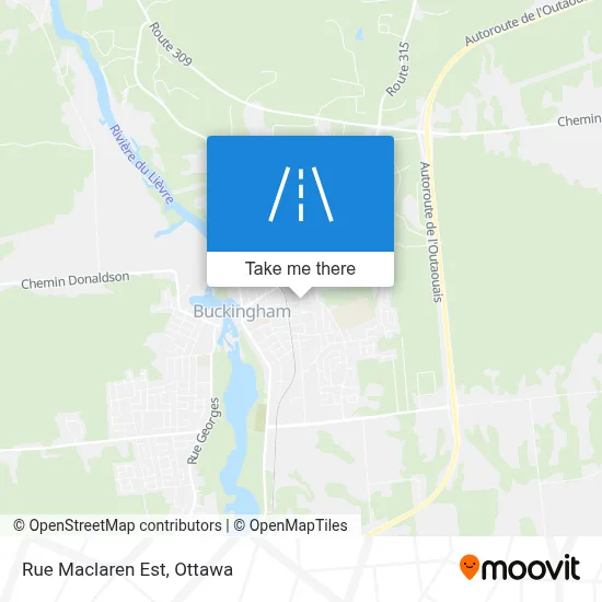 Rue Maclaren Est map