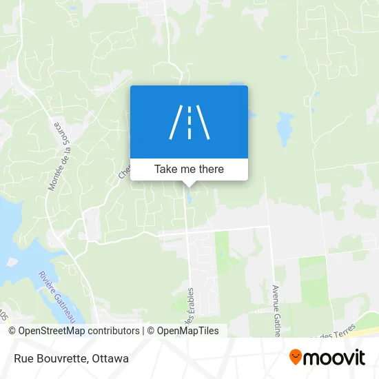 Rue Bouvrette map