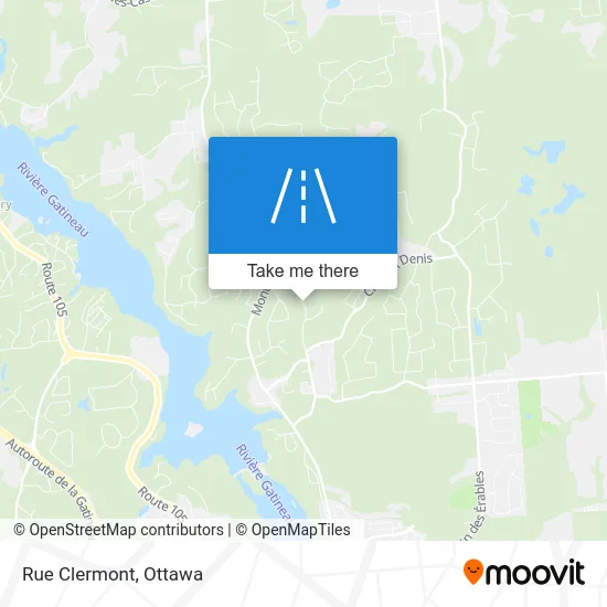 Rue Clermont map