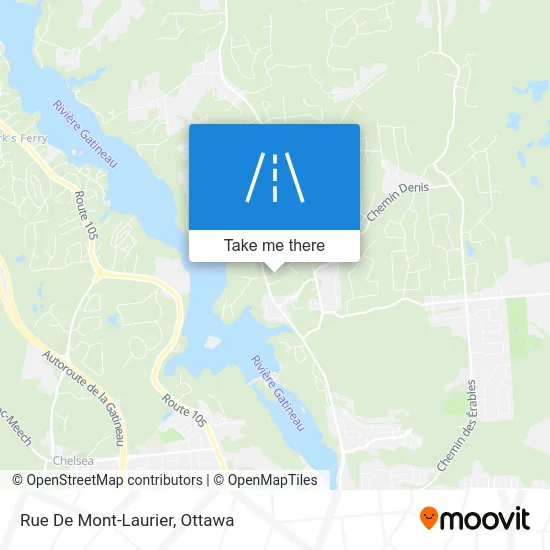 Rue De Mont-Laurier map