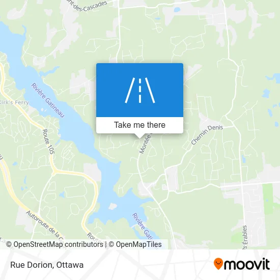 Rue Dorion map