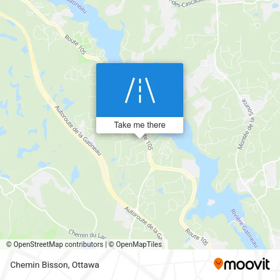 Chemin Bisson map