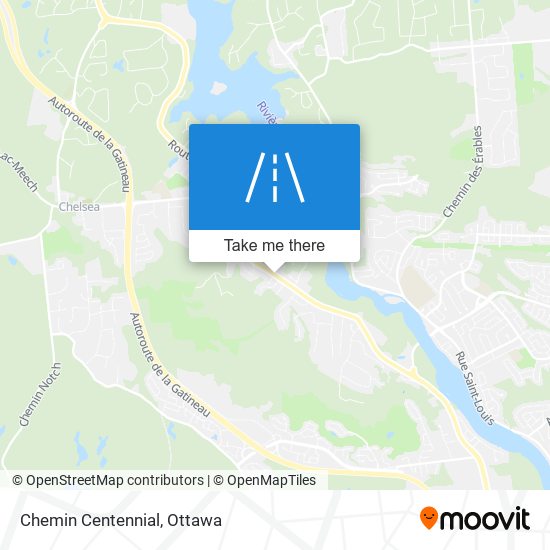 Chemin Centennial map