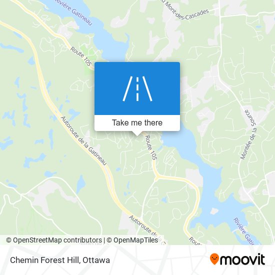 Chemin Forest Hill map