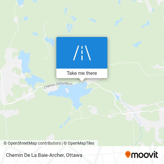 Chemin De La Baie-Archer map