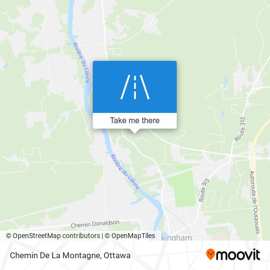 Chemin De La Montagne map