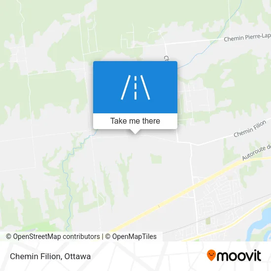 Chemin Filion map