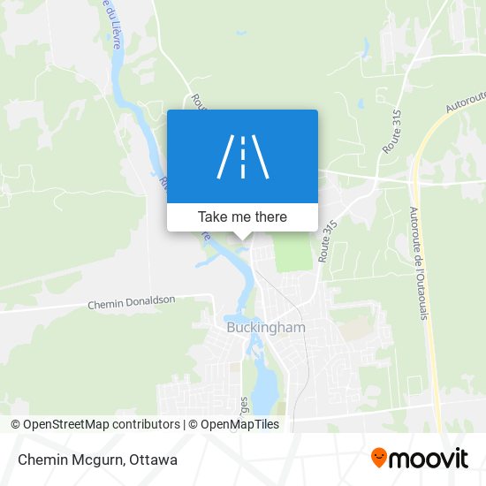 Chemin Mcgurn map