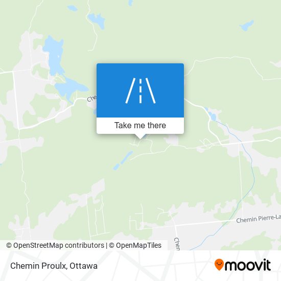 Chemin Proulx map