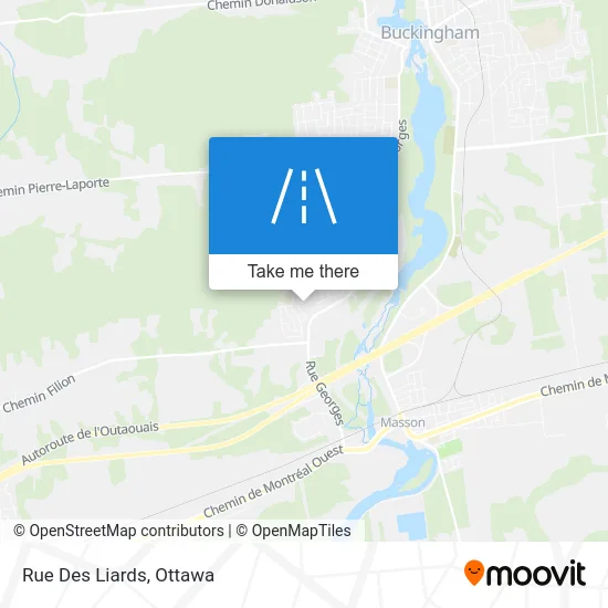 Rue Des Liards map