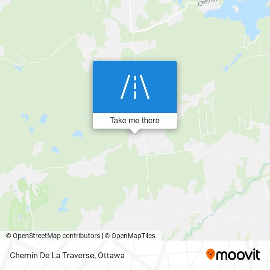 Chemin De La Traverse map