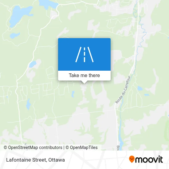 Rue Lafontaine map