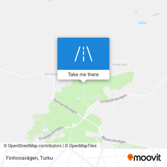 Finhovavägen map
