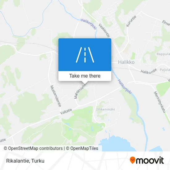 Rikalantie map