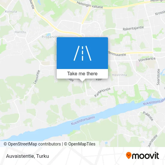 Auvaistentie map