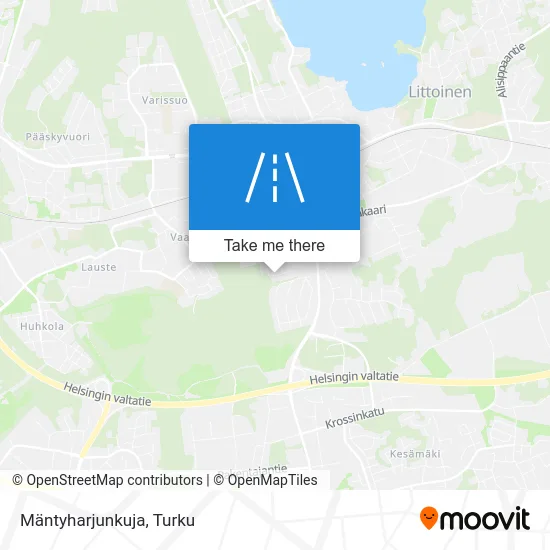 Mäntyharjun Lane map