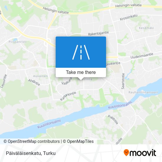 Päiväläisenkatu map