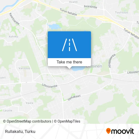 Rullakatu Street map