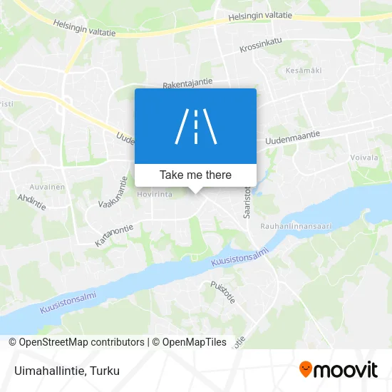 Uimahallintie map