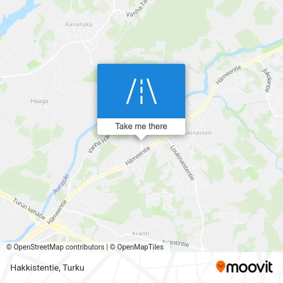 Hakkistentie map