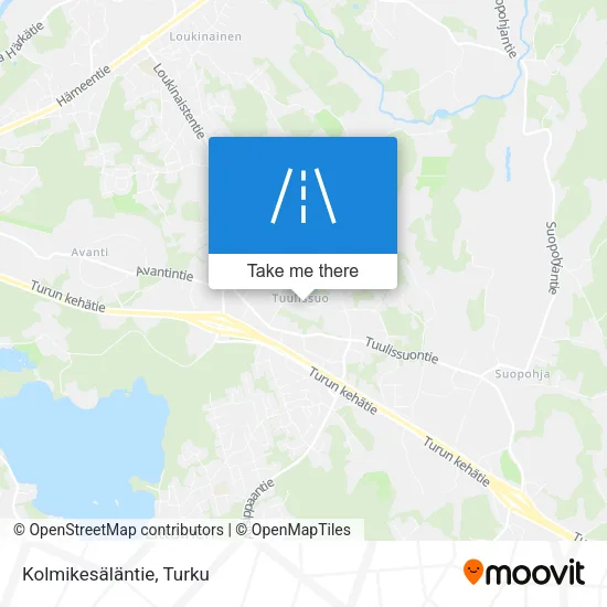 Kolmikesäläntie map