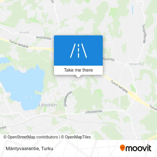 Mäntyvaarantie map