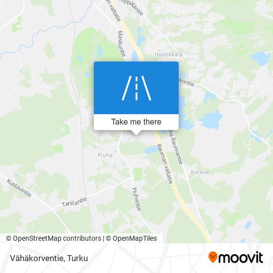 Vähäkorventie map