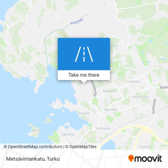 Metsävirnankatu map