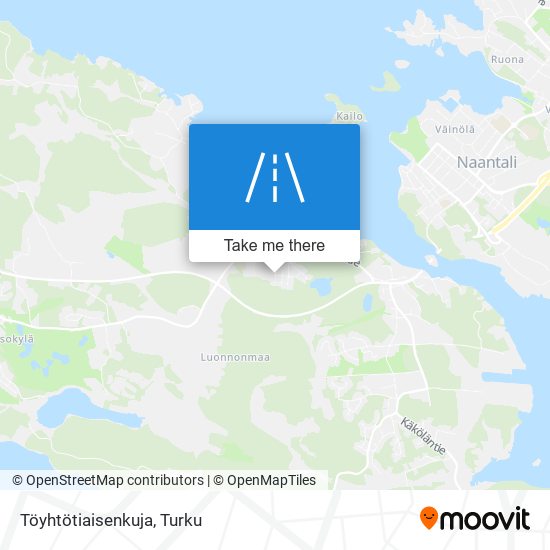 Töyhtötiaisenkuja map