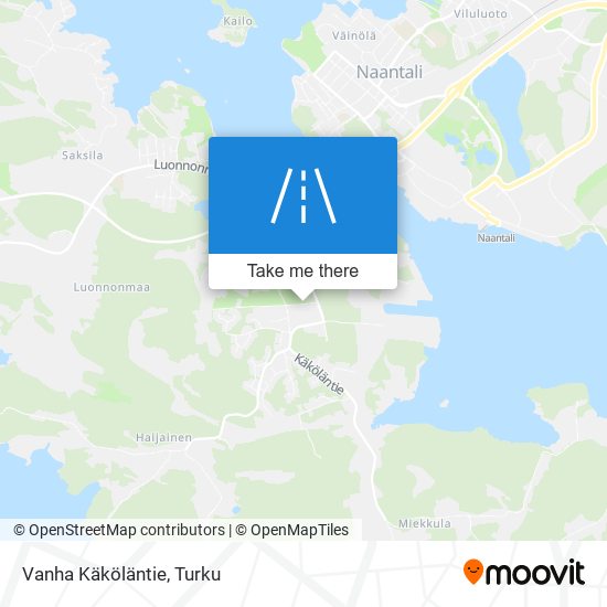 Vanha Käköläntie map