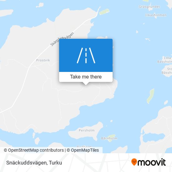 Snäckuddsvägen map