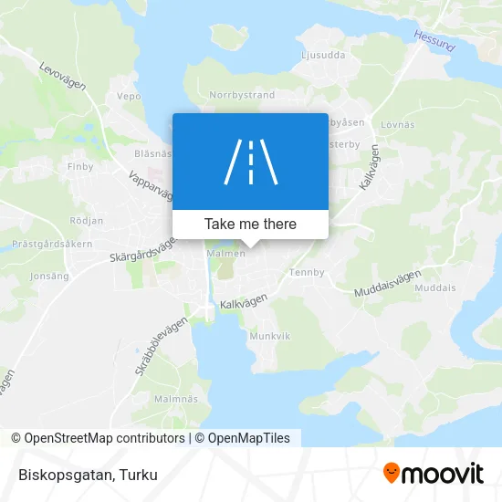 Biskopsgatan map