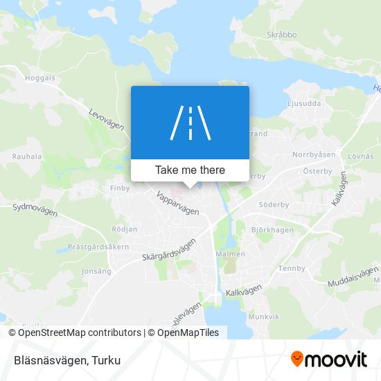 Bläsnäsvägen map