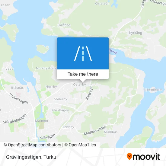 Grävlingsstigen map