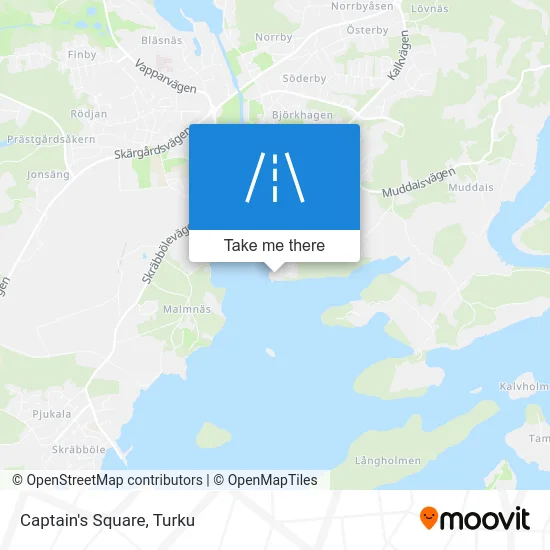 Captain's Square map