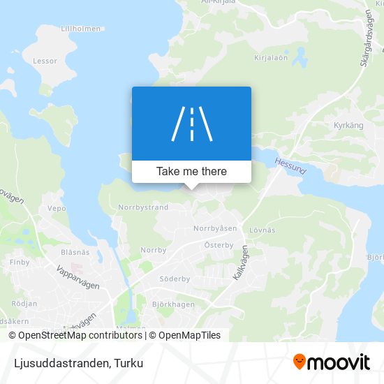 Ljusuddastranden map