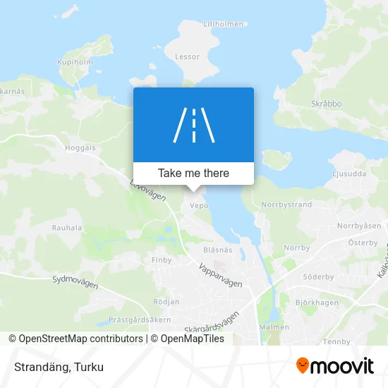 Strandäng map