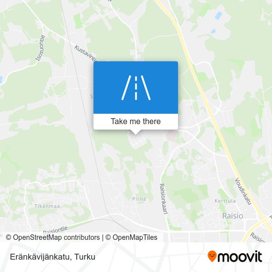 Eränkävijänkatu map