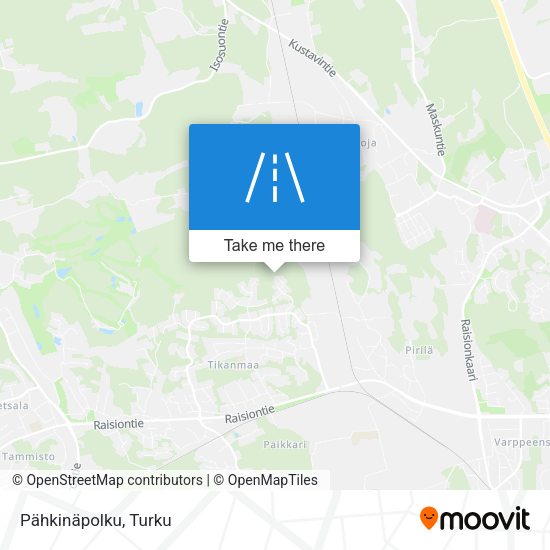 Pähkinäpolku map