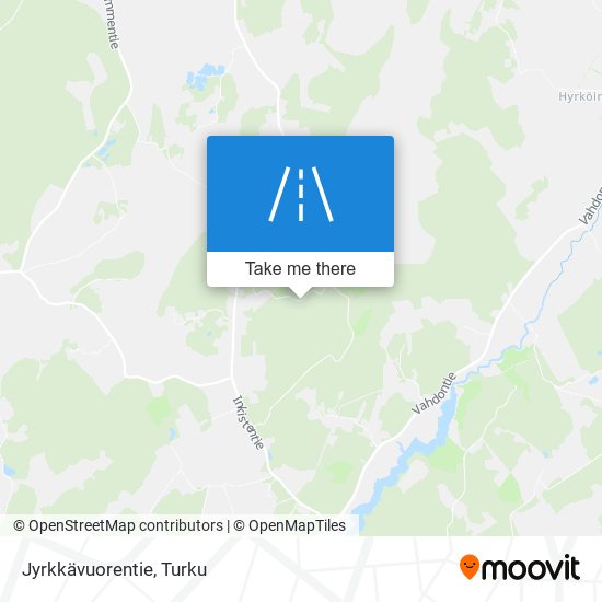 Jyrkkävuorentie map