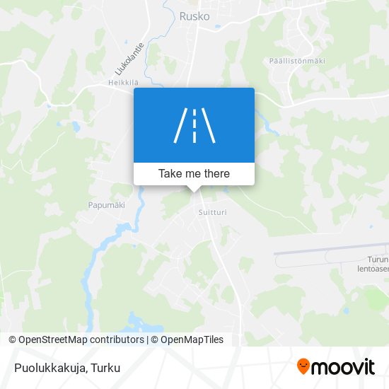 Puolukkakuja map