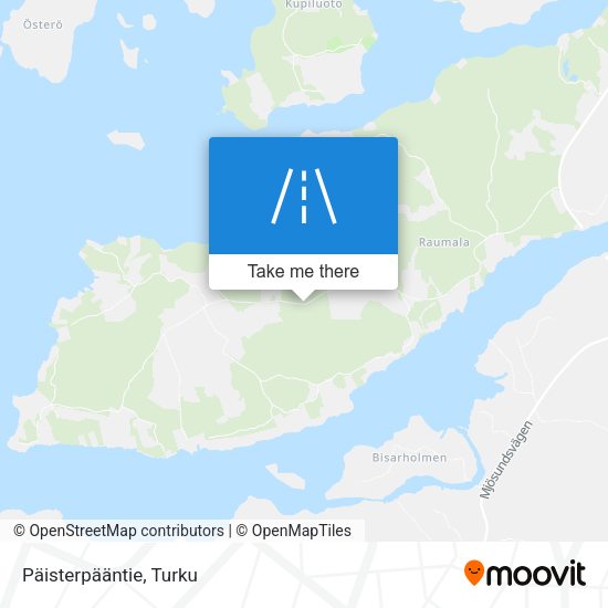 Päisterpääntie map