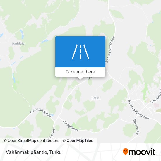 Vähänmäkipääntie map