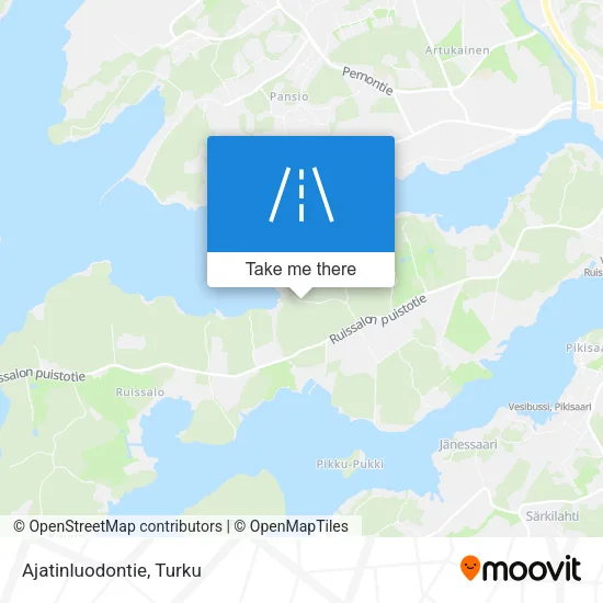 Ajatinluodontie map