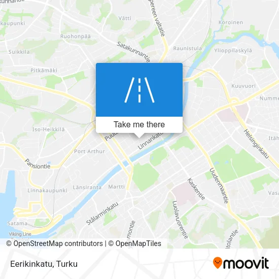 Eerikinkatu map