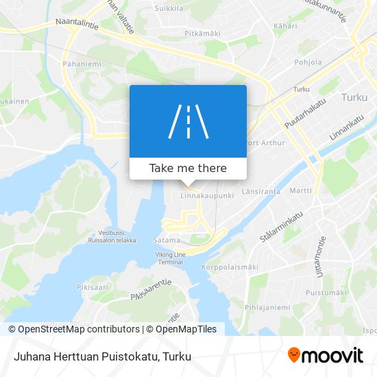 Juhana Herttuan Puistokatu map