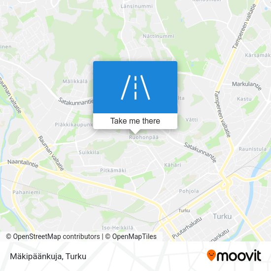 Mäkipäänkuja map