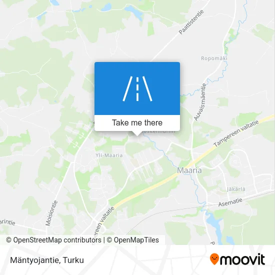 Mäntyojantie map