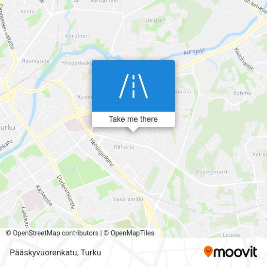 Pääskyvuorenkatu map